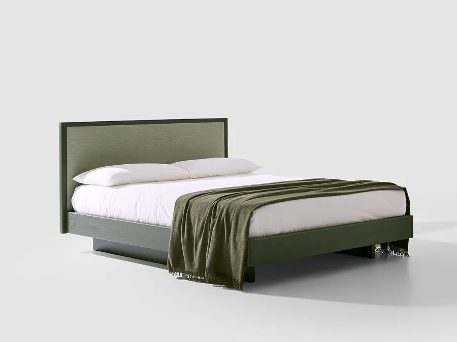 Letto Awase soft con testiera in tessuto di Bolzan Letti