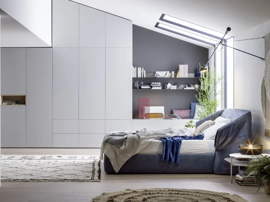 Letto Hide con box contenitore di Novamobili